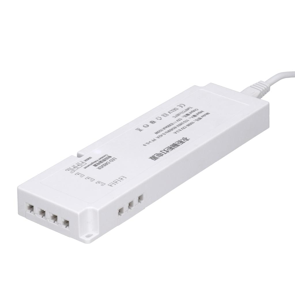 LED Cabinet Light Power Supply Integrated 6‑Bit Jump Wire 12V 100W 8.3A