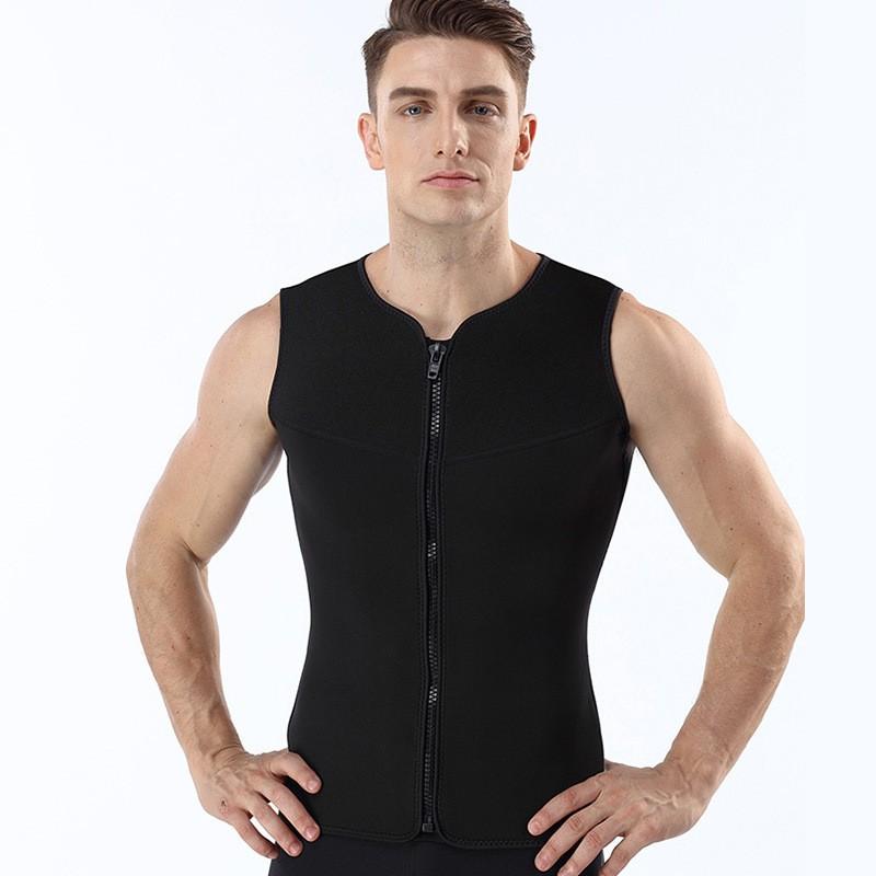 3mm Neopreen Mouwloos Wetsuit Vest Duiken Snorkelen Surfen Watersporten Mannen Volwassene Thermische Bescherming