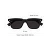 Bottega Veneta Full Frame Design Acetate Recycled Acetate Rectangular Sunglasses Unisex sunglasses Black BV1363S001