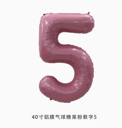 40 Inch Number 3 Foil Balloon Large Size Birthday Decoration Mylar Balloon for Party Events Celebrations and Photo Props
