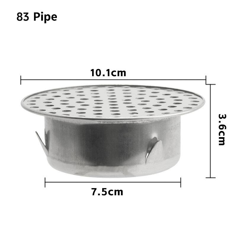 Round Hole Gutter Guard Net Stainless Steel Secondary Drainage Anti Clogging Filter Vent Anti-Blocking