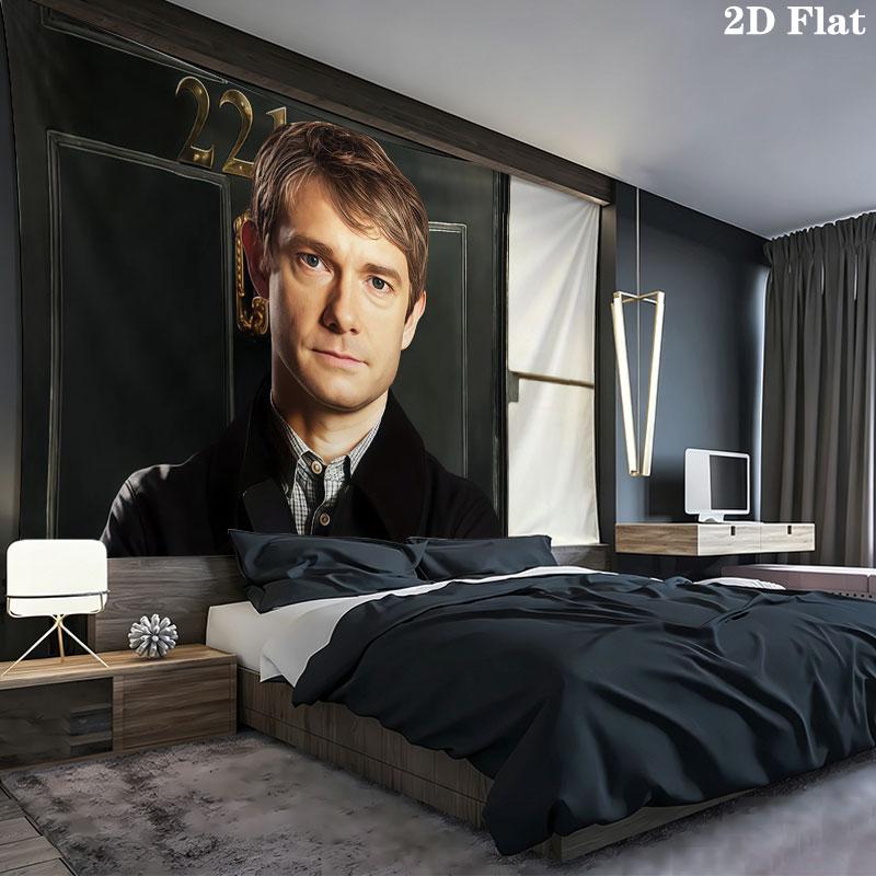 John Watson Wall Tapestry, Aesthetic Printed Fabric Blanket, Suitable for Bedroom, Living Room, and Home Decor.