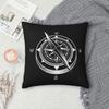 Nautical Compass Captain Anchor Boat Square Pillowcase Pillow Cover Cushion Throw Pillow For Home Sofa Living Room