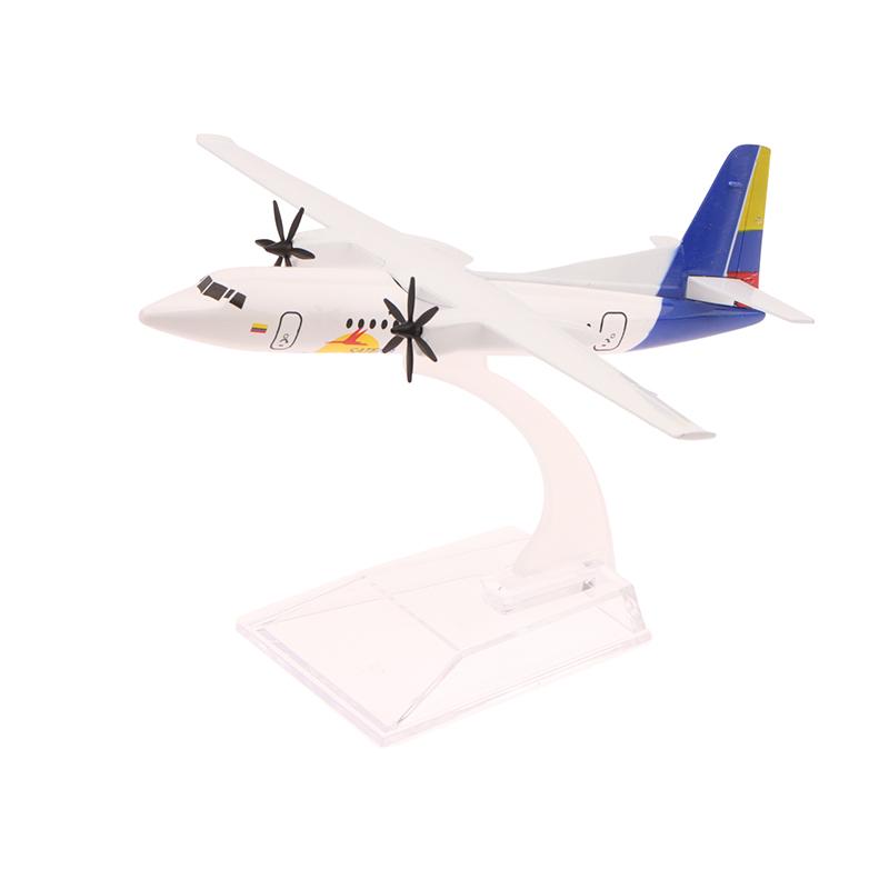 1Pc 16Cm Fk50 Atr Plane Airplane Model Aircraft Model Diecast Metal 1/400 Scale Planes Alloy Airplane Model Collection Gift Toy