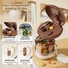 Sealed Pill Cutter Box Plastic Travel Pill Container Portable 4 Grids Pill Box  Fish Oil