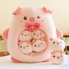 Cute Kapibala Capybara Snacks Pillow Doll Cradle Machine Doll Doll Girls Children's Gifts