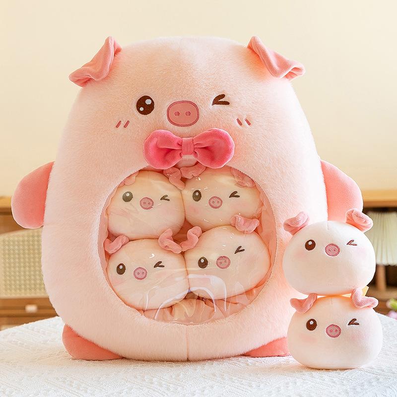 Cute Kapibala Capybara Snacks Pillow Doll Cradle Machine Doll Doll Girls Children's Gifts
