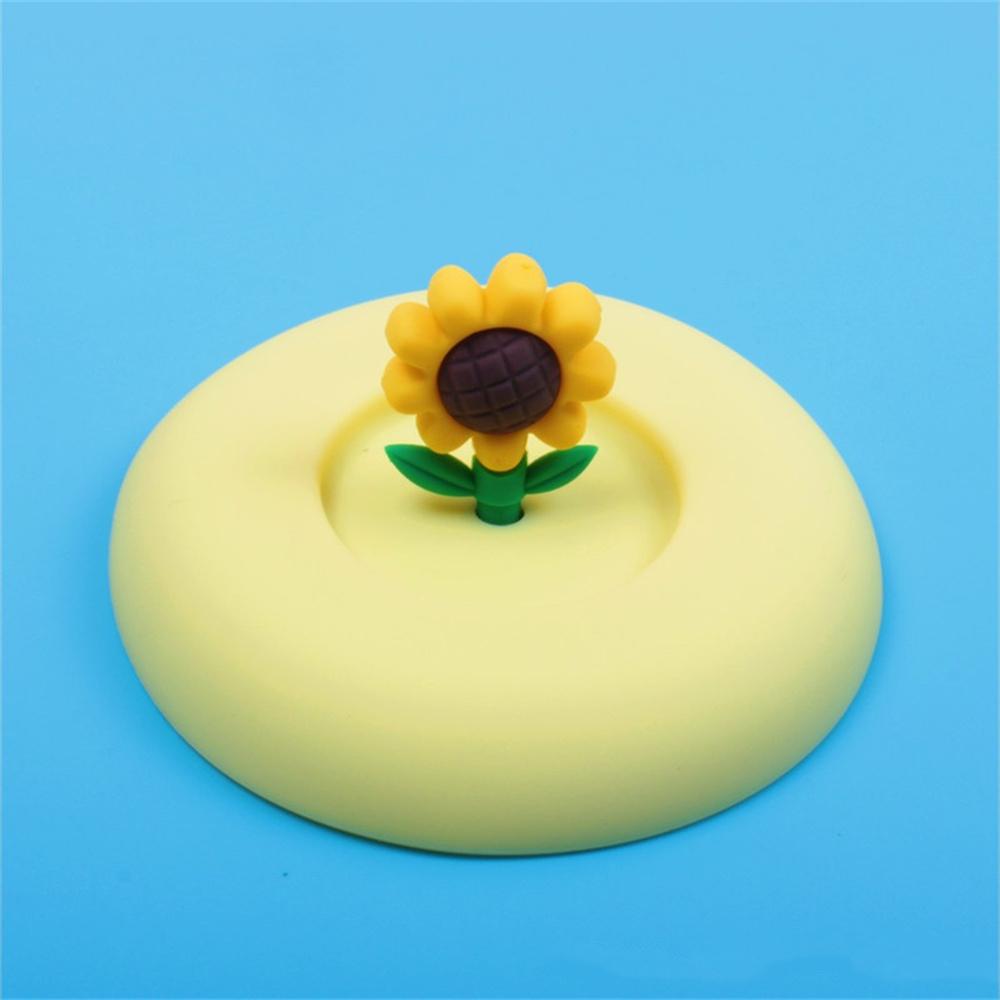 

Крышка для чашки из нетоксичного силикона, круглая, универсальная, крышка для стакана для воды, пылезащитная, кофейная кружка, герметичная крышка с держателем для ложки, термостойкая крышка