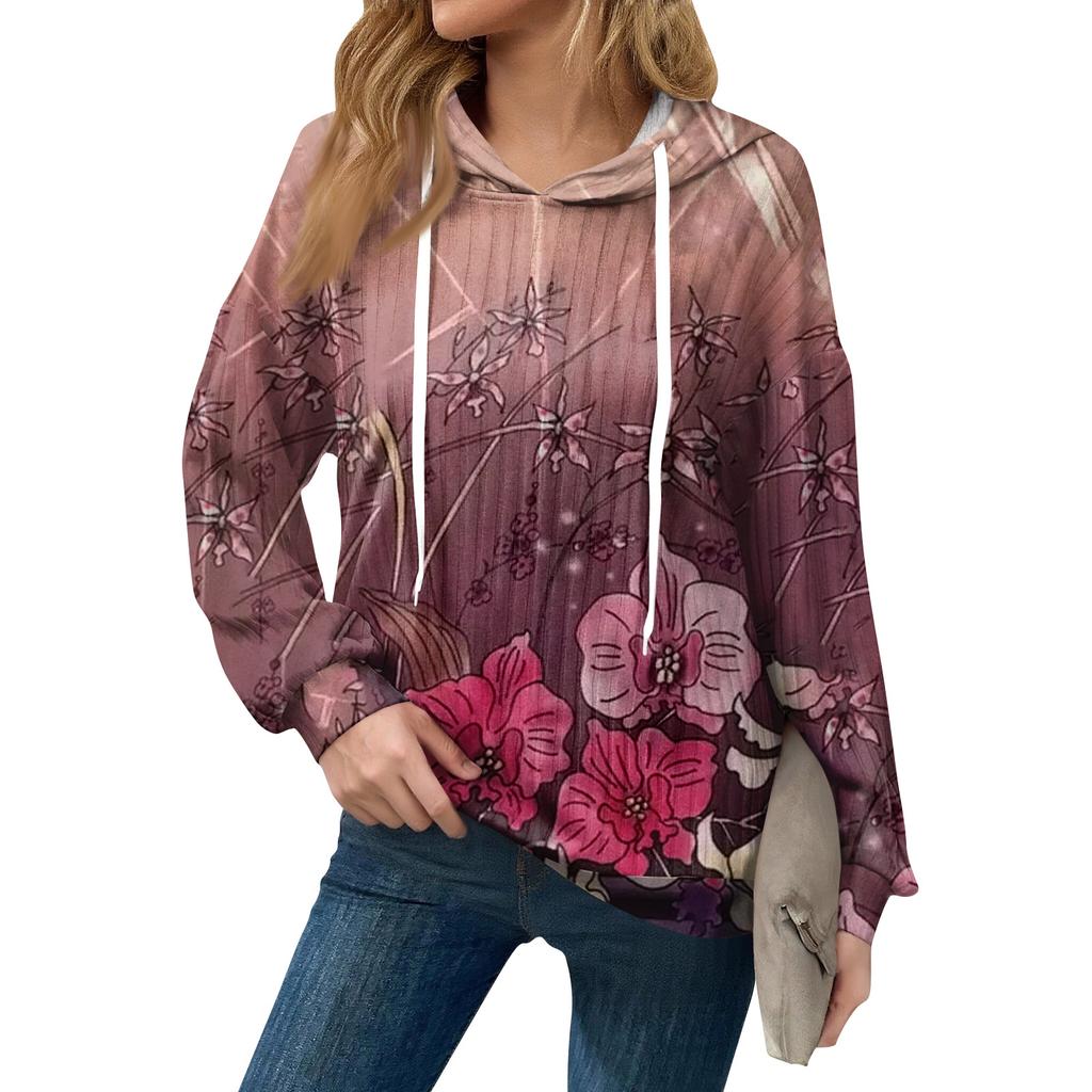 Hoodies For Women Oversized Winter Cute Sweatshirts Pullover Trendy Fall Clothes