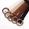 Alloy Metal Buckle Decorative Waistband Gradient Round Ring Buckle Versatile Waist Strap  For Women