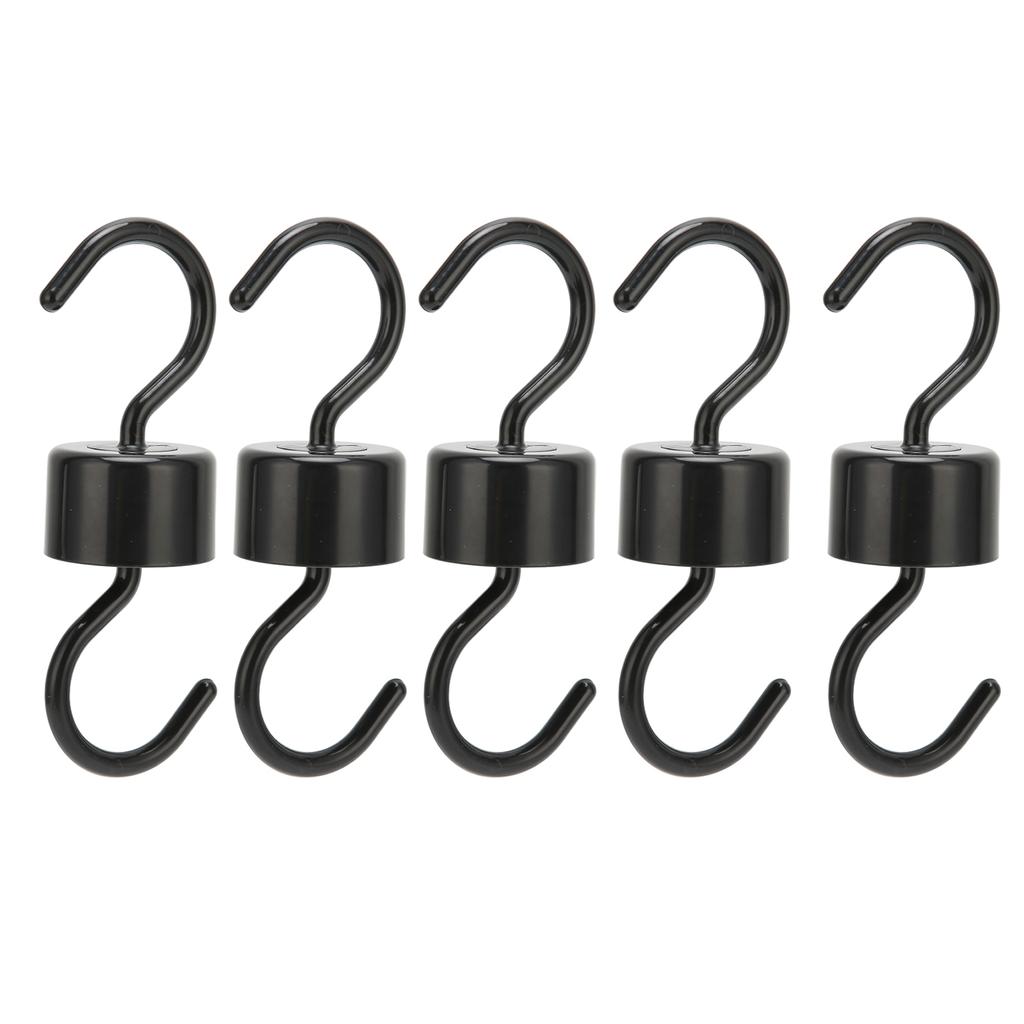 5Pcs Bird Feeder Hooks Black ABS Sturdy Easy Install Beautiful Ant Prevention Hooks for Garden
