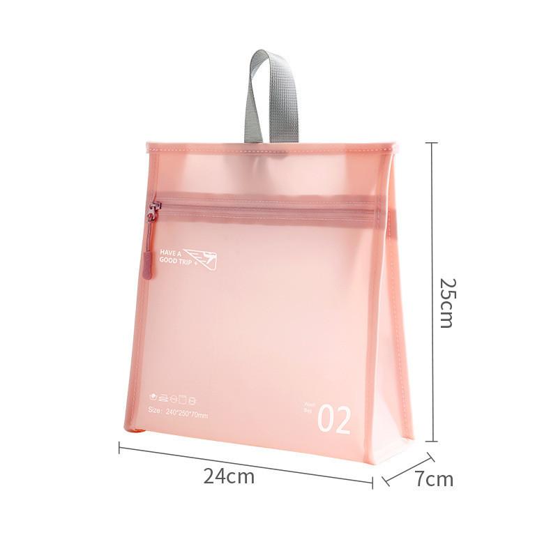 Cosmetic Toiletries Storage Bag Portable Travel Pvc Convenient Practical And