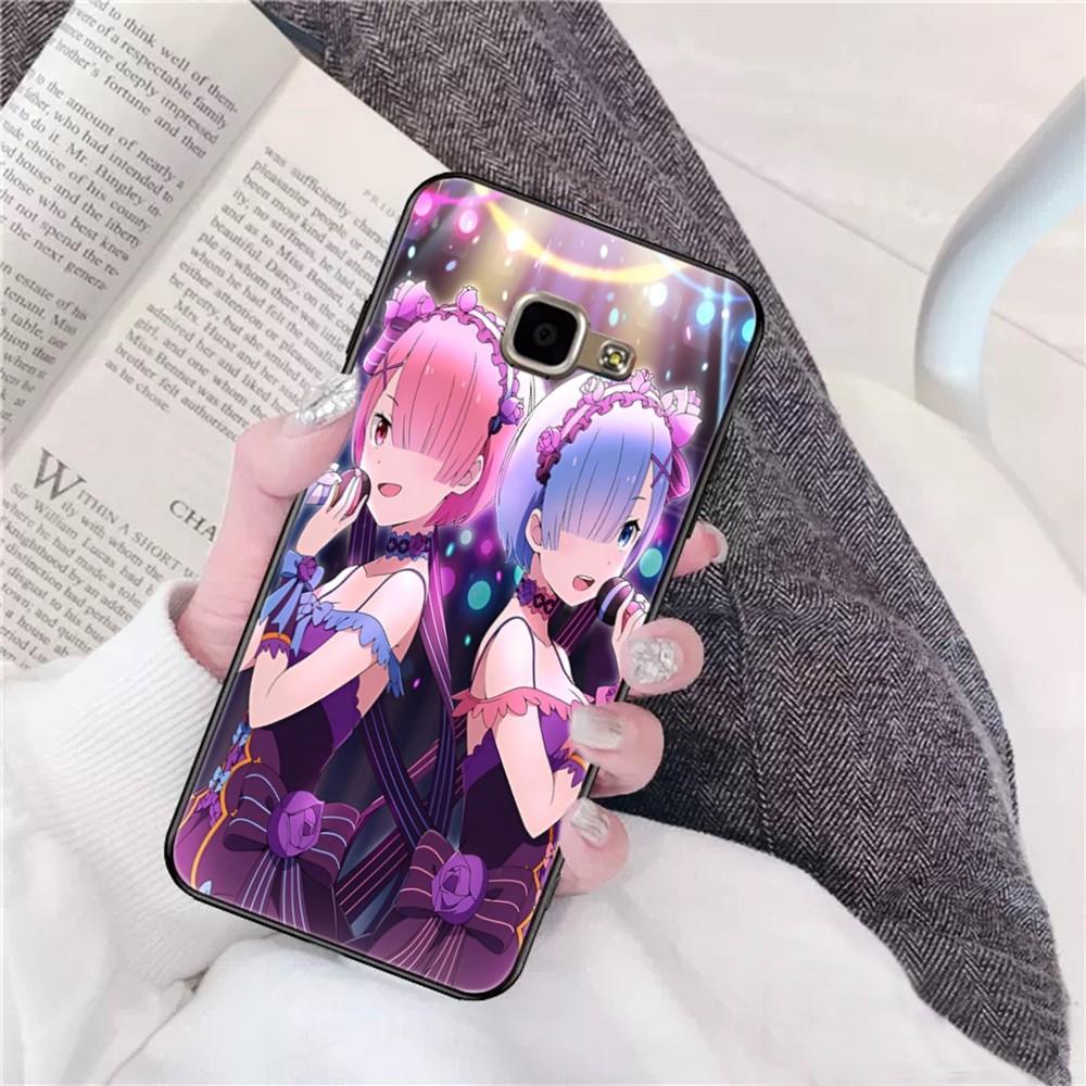 ReZERO Ram Rem Phone Case For Samsung A 10 11 12 13 20 21 22 30 31 32 40 51 52 53 70 71 72 73 91 13 shell