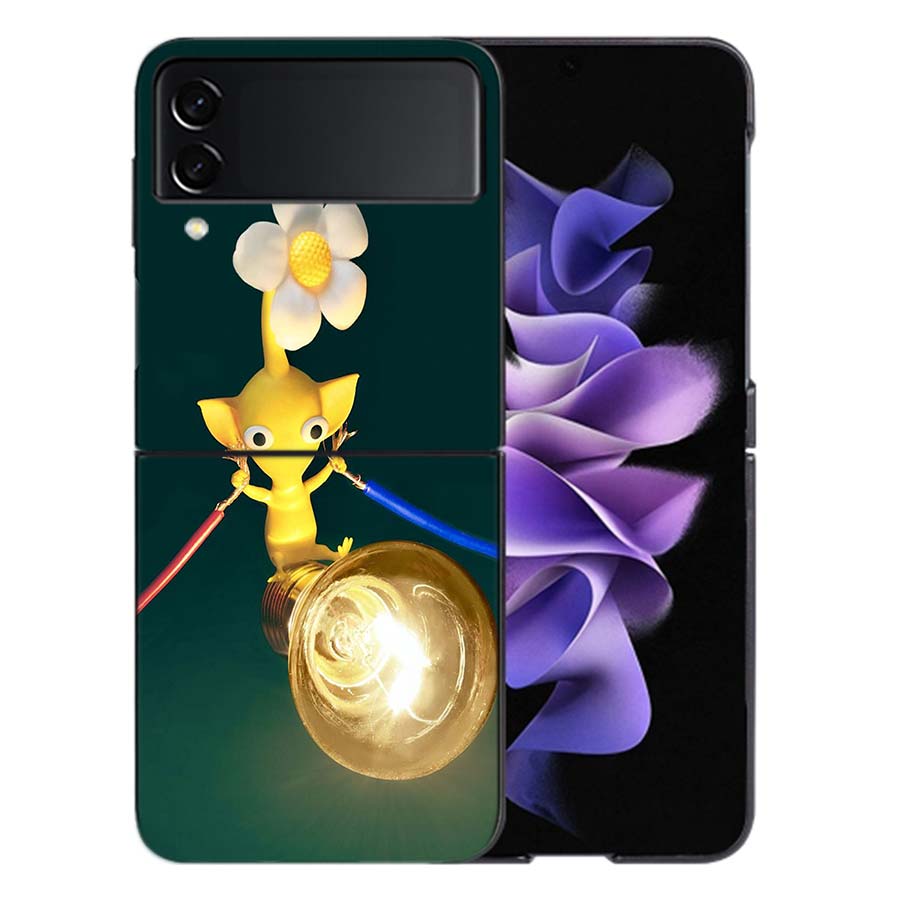 Game Pikmin 4 Coque For Samsung Z Flip7 6 Galaxy Case Shockproof Z Flip5 Z Flip3 4 5G Hard Cover Phone TPU PC Hard Funda