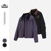 Forn3 Premium Unisex Washed Retro Canvas Workwear Jacket - Trendy American Streetwear Lapel Coat N1589
