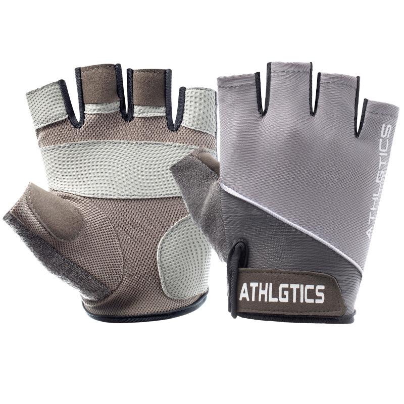 Sport-Fitnesshandschuhe Herren rutschfest halbfinger