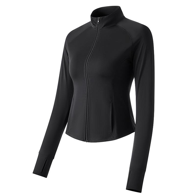 Women's Stand-Up Collar UV Protection Yoga Jacket