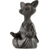 Cat Whimsical Buddha Figurine Meditation Yoga Collectible Home Decor Lover Gifts