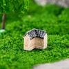 Retor Mini Old City Gate Chinese Style Bonsai Landscaping Mini Resin House  Micro Landscape