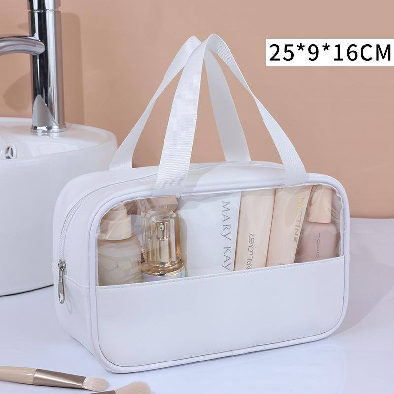 Portable Travel Cosmetic Bag Women Transparent Makeup Bags Large Capacity Bath Wash Bag Multifunction Waterproof Storage Case