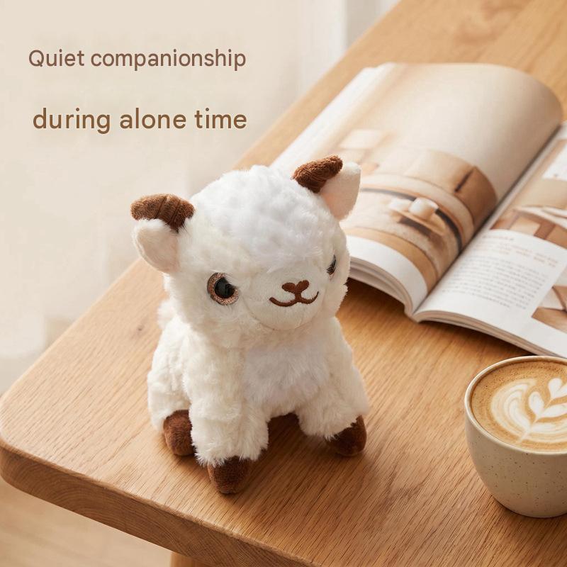 Simulation Plush Little Sheep Pendant Cute Standing Lamb Doll Keychain New Plush Toy