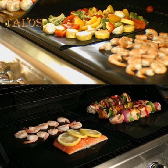 2ks velké vložky do trouby pro elektrické plynové trouby Nepřilnavá, opakovaně použitelná ochranná podložka do trouby ze skelného vlákna Tepelně odolná podložka na grilovací desku