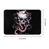 Skull Octopus Fashionable Style Door Mat Machine Washable for Bathroom Bedroom Living Room Entrance