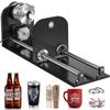 Rotational Rotary Axis with 3Jaw Chuck Tool for 60/100/130W Laser Engraver