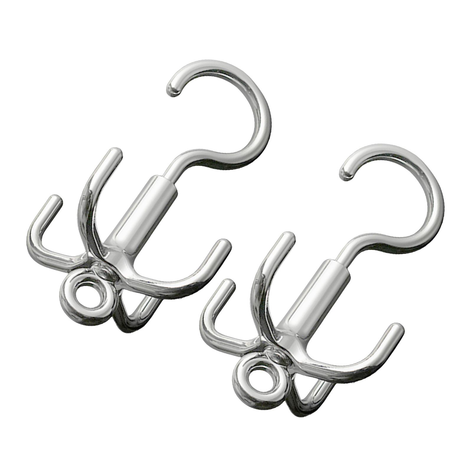 

Набор из 2 многофункциональных крючков для штанги в шкафу Эффективный органайзер-крючок для шкафа для аккуратного хранения ремней и шарфов