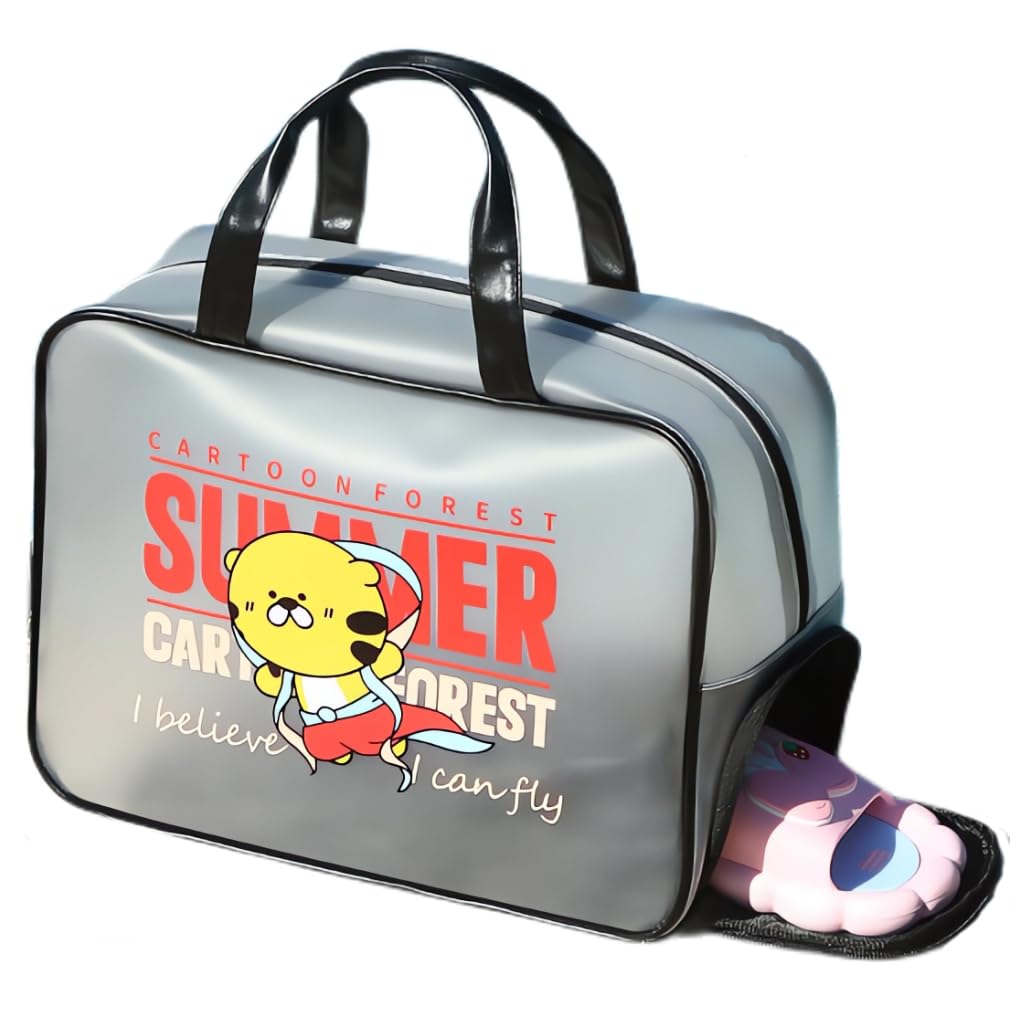 

MARBEINE Сумка для бассейна для пляжной сумки для плавания Пластиковая сумка для хранения животных Купальник для плавания для переодевания Горячие путешествия Девочки, Полупрозрачная, Мальчики, Детская