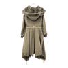 MARITHE + FRANCOIS GIRBAUD Long Coat 27 Khaki Women Used
