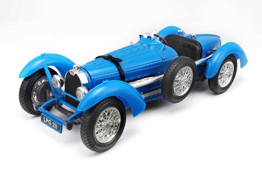 Bburago schaal Bugatti Type 59 diecast auto 1/18 (blauw) 18-12062