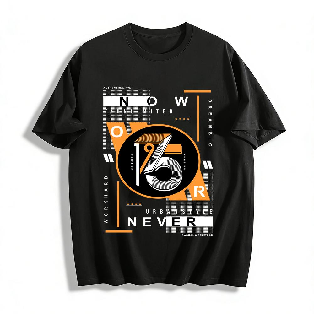 

Vintage 75th Anniversary Print Casual Unisex Short Sleeve T-Shirt Pure cotton T-shirt XXS