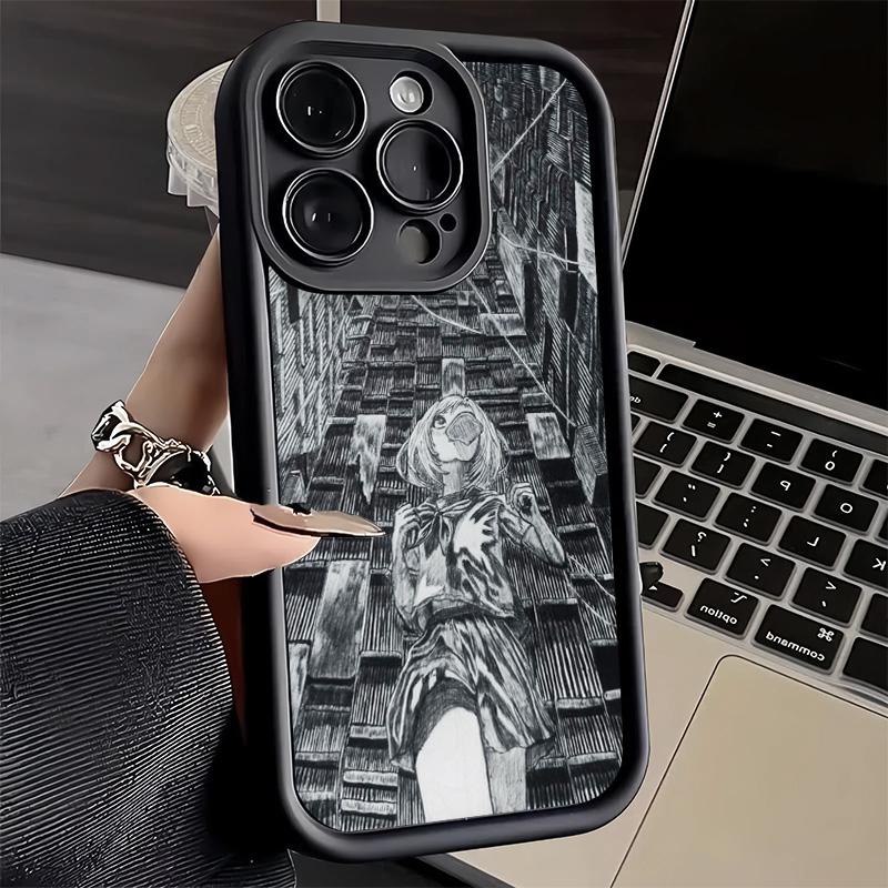 

Phone Case for iPhone 17 Air 16E 15 16 Pro Max Ultimate Perspective Anime Cover 14 Plus 13 12 Mini Soft Shell Silicone Fundas iPhone 14 Pro Max