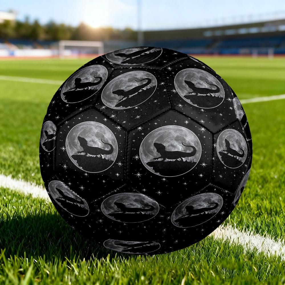 1pc Lizard Moon Night Size 5 Soccer Ball Professional Match Training Football Indoor &Outdoor Sports Ball Lightweight Durable C6557