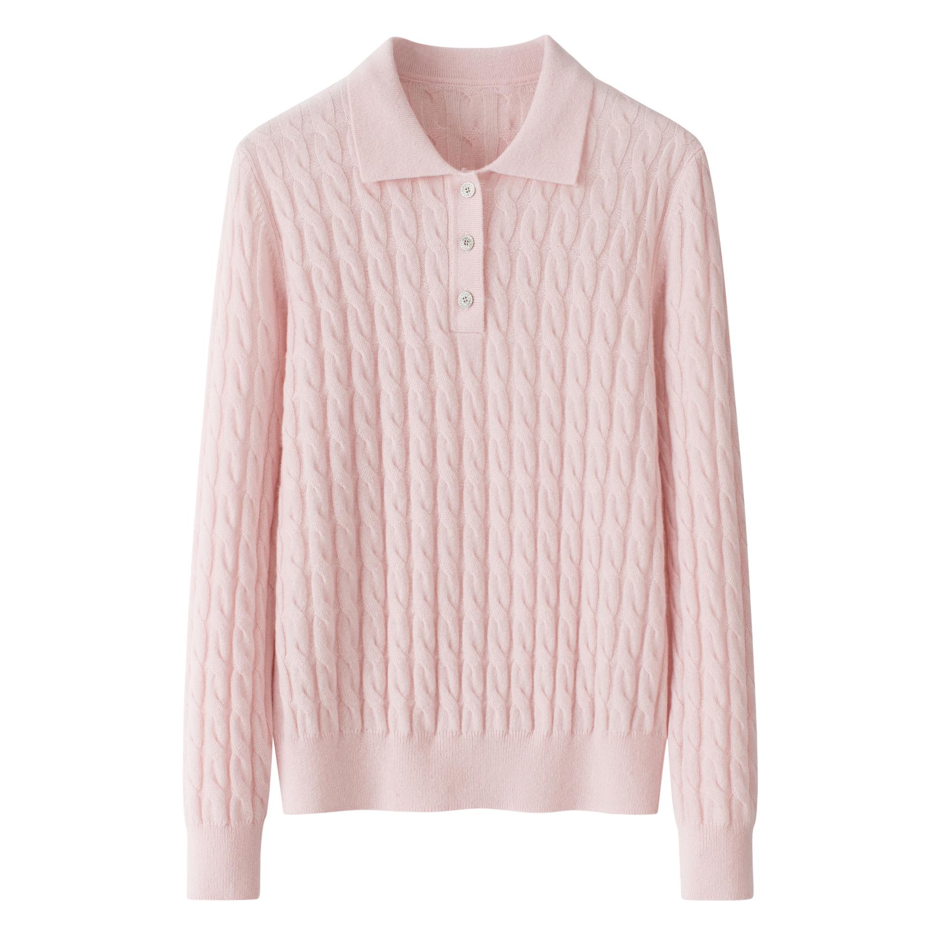 

Ordos Cashmere: Women s 100% Pure Cable Knit Sweaters, Long-Sleeved Polo Neck, Perfect for Autumn and Winter. Double Extra Large (110) розовый