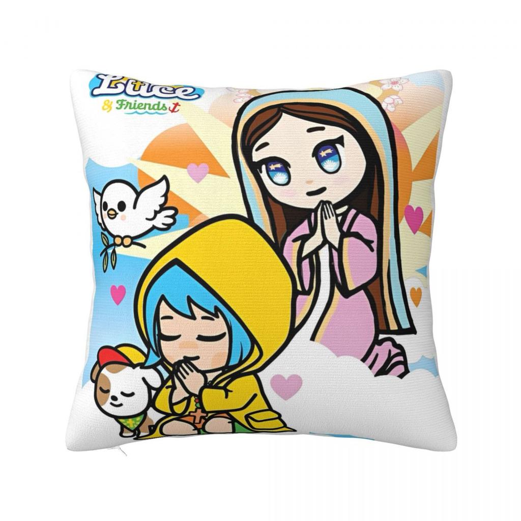Luce Vatikan Maskottchen Kissenbezug Polyester Kissenhülle Katholische Kirche Dekokissenhülle Bett Drop Shipping 45*45cm