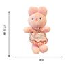 Cute Rabbit Plush Companion Doll  Stuffed Animal Keychain Bag Car Pillow Plush  Animal Plush Toy Sleeping Gift