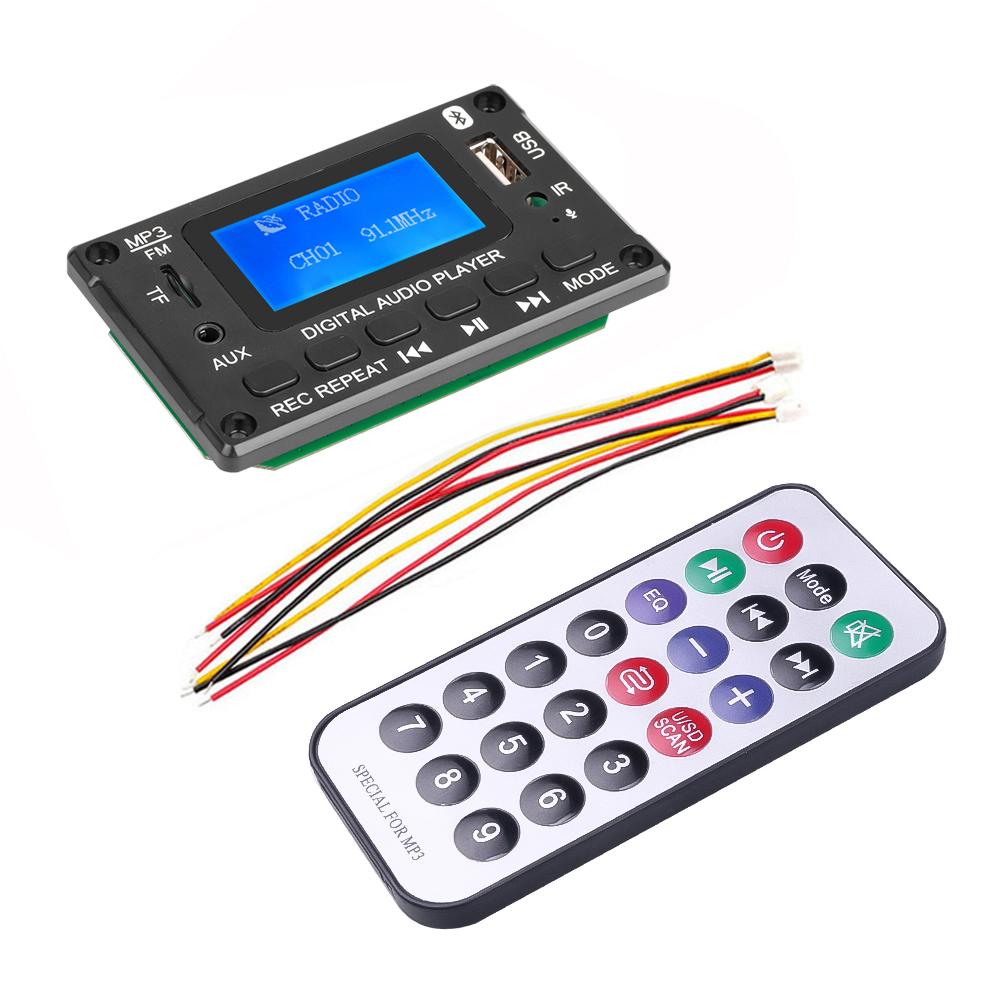 Wireless Bluetooth 5.0 Decoder Board With LCD Screen Call Recording