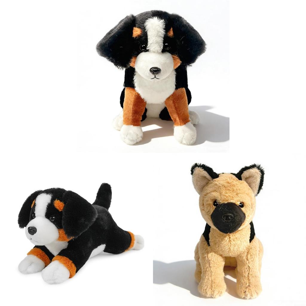 Golden Retriever Plush Toy With Short Pile Fabric For Kids And Collectors
