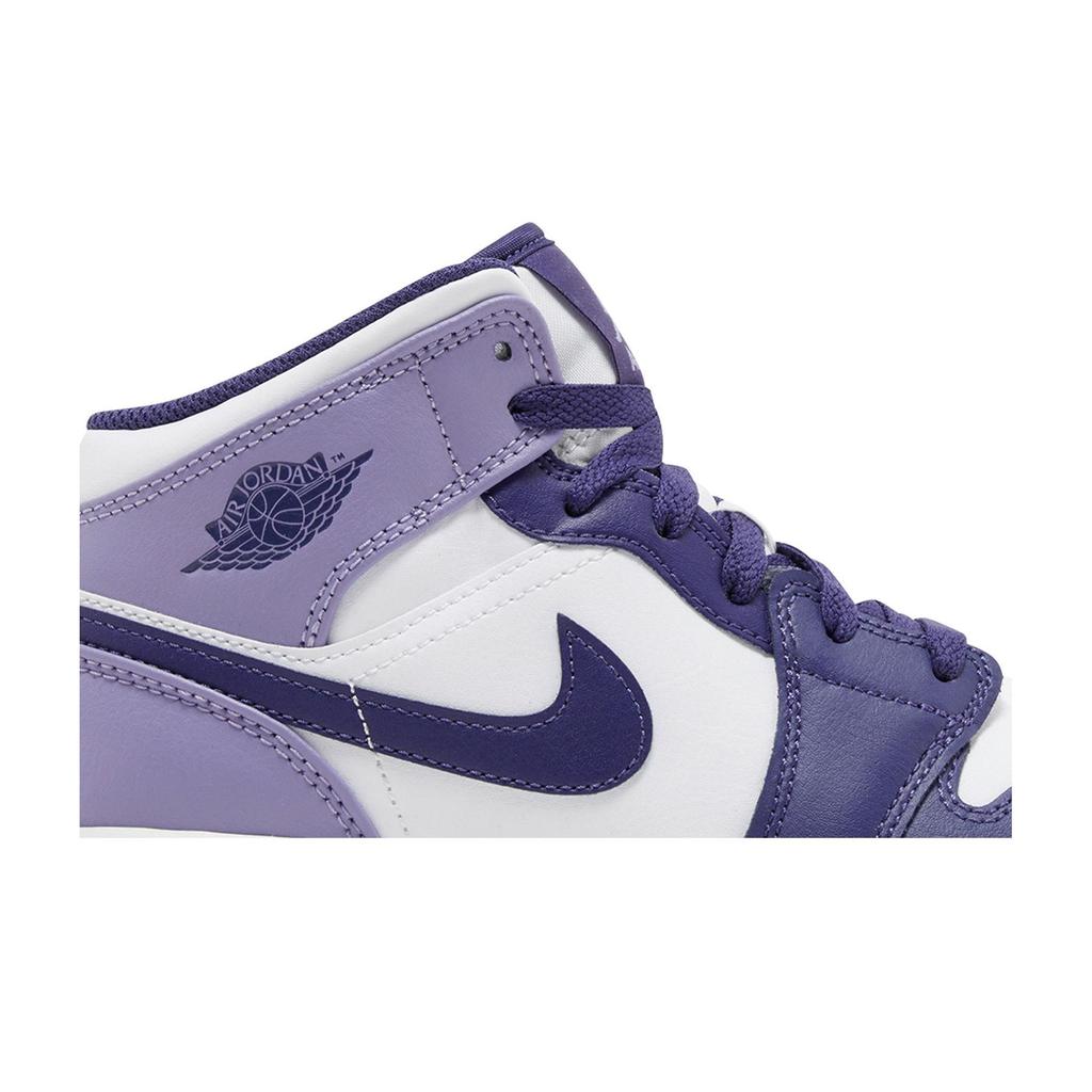 Air Jordan 1 Mid Grade School 'Sky J Purple' (Unisex) Sky J Purple / White / Sky J Light Purple / Sky J Purple Kids' Basketball Shoes DQ8423 515