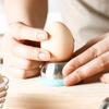 Portable Egg Puncher Steamer Stainless Steel Needle Round Eggbeater Plastic Non-slip Base Steamer Perforator Home Kitchen Gadget
