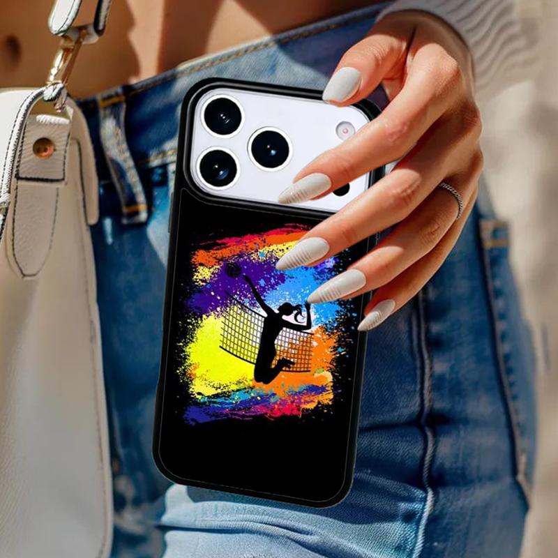 Volleyball Volleyball Sport Phone Case For iPhone 17 Air 14 15 13 12 Max Cover For Apple 16e 11 Pro Max Plus Coque