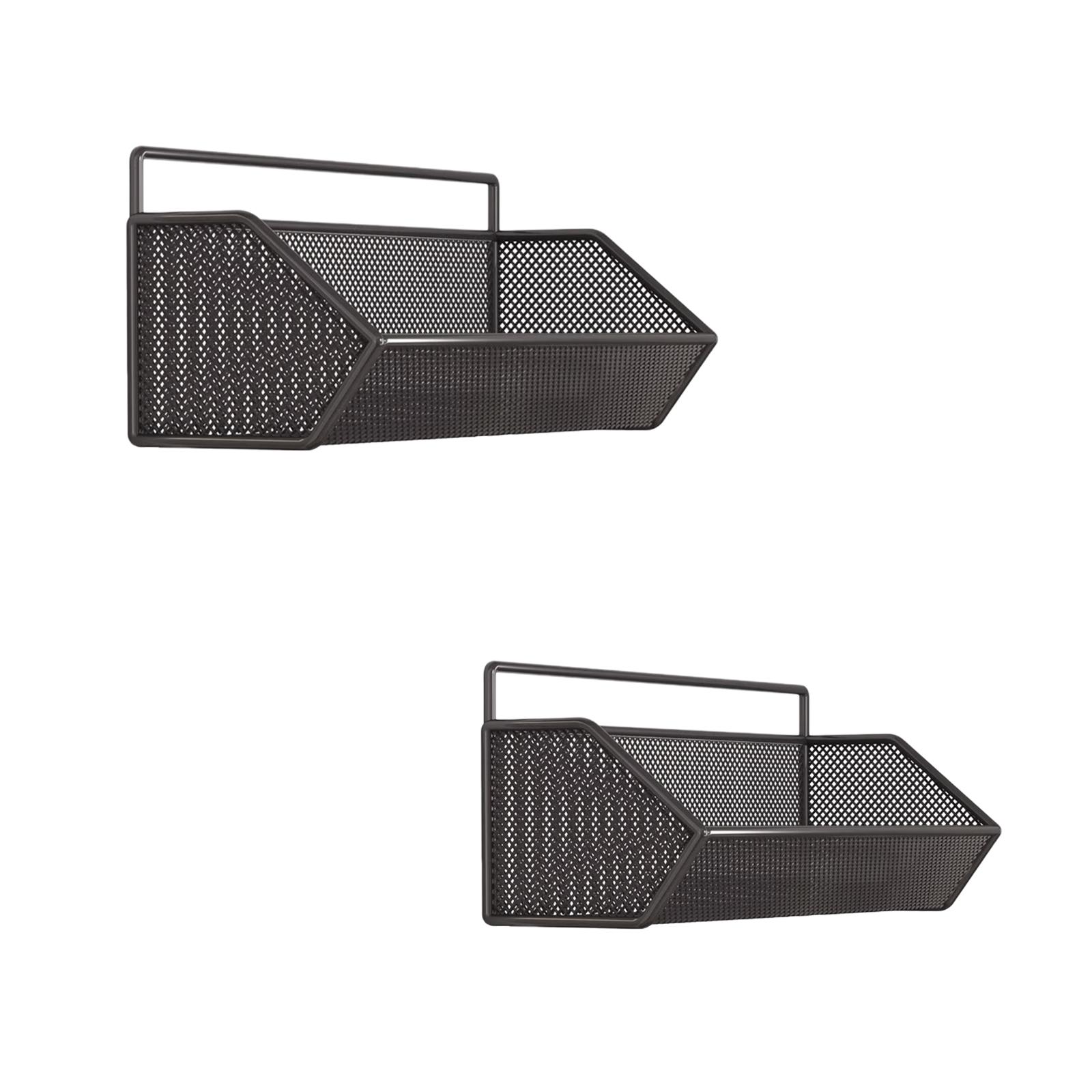 Hanging Wall Basket Sturdy Single Layer Storage Rack Hanging Fruit Basket Fruit Basket for Restaurant Home Kitchen Potato Onion S