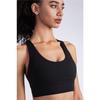 Women's Cross Sports Fitness Bra, Show Chest, Gather Back, Anti Shock Yoga Sports Bra