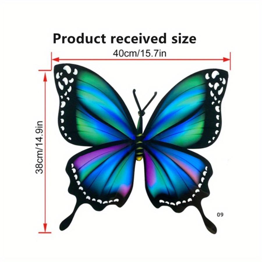 

Large 3D Butterfly for Room Decor Butterflies Wall Sticker Home Window Wedding Party Decoration Outdoor Garden X mas Ornaments