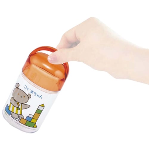 Skater Antibacterial Hand Towel Set with Case, Little Bear Design, Made in Japan, 32 x 30.5 cm, OA5AG-A