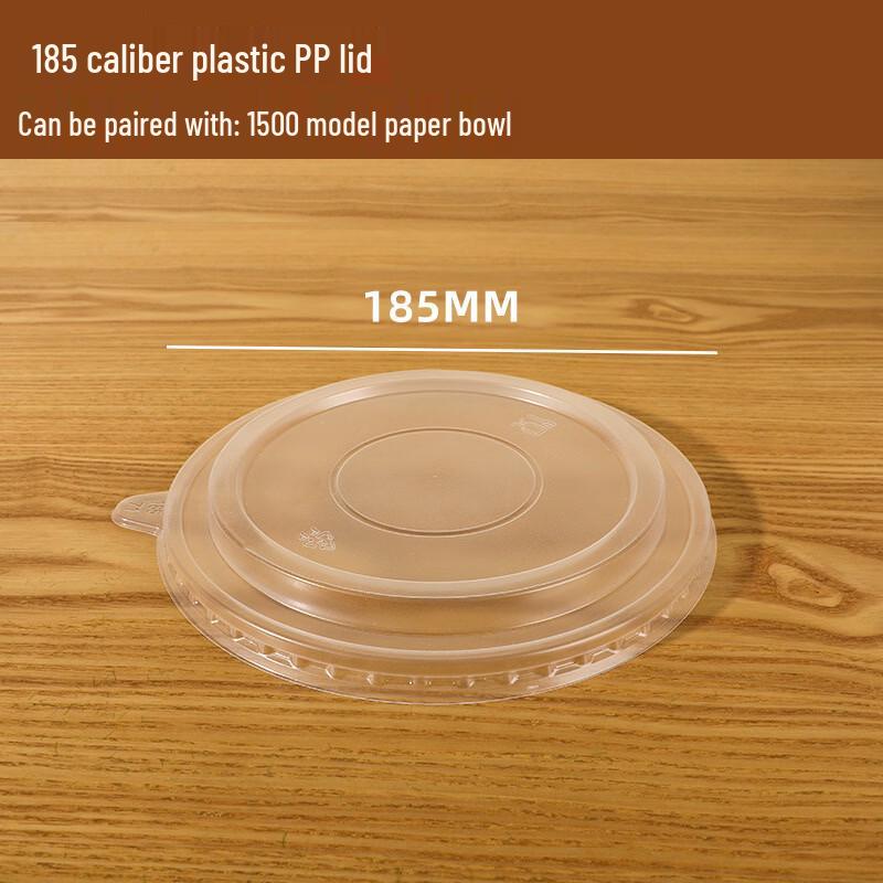 Handun Disposable Kraft Paper Bowls with Lids