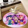 Gacha Life Characters,Virtual Avatars Chair mat Round Rug Office carpet, Machine Washable, Non slip, Suitable for Living Rooms, Bedrooms