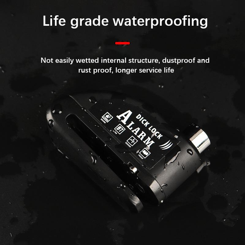 New Motorcycle Alarm Disc Brake Lock Security Moto Wheel Disk Padlock Waterproof 110dB Loud Anti Theft Alarma Motocicleta